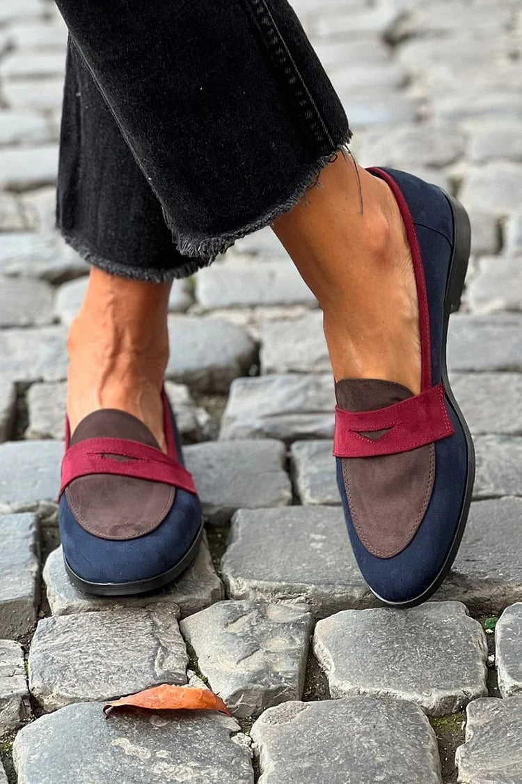 Lara – Színblokkolós női mocasinek