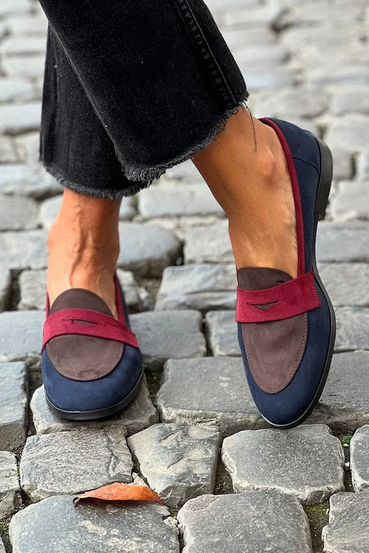 Lara – Színblokkolós női mocasinek