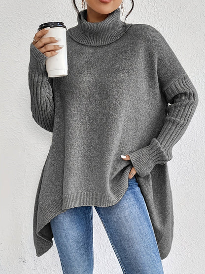 Lili – Elegáns magas nyakú pulóver