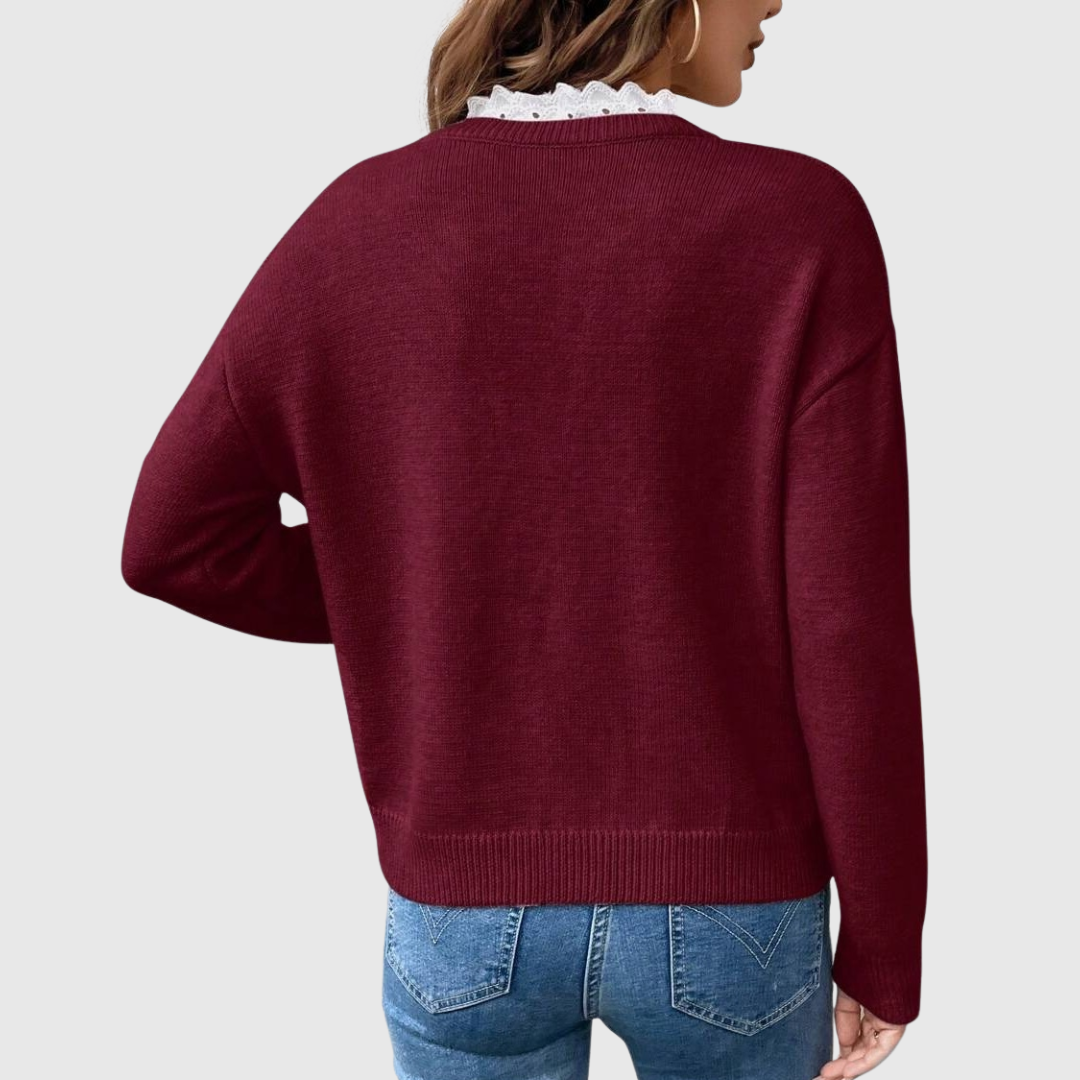 Lili – Elegáns csipkés top