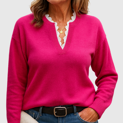 Lili – Elegáns csipkés top