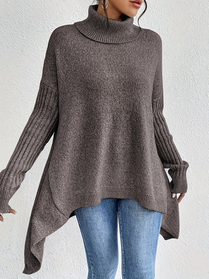 Lili – Elegáns magas nyakú pulóver