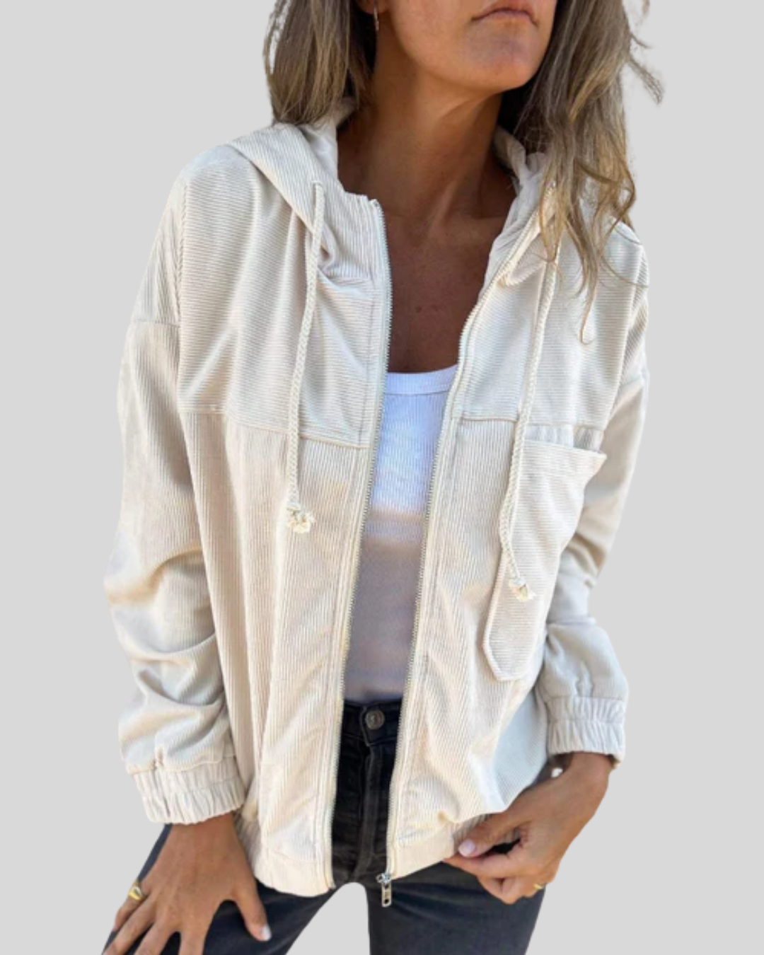 Mira – Vintage zipzáras gilet