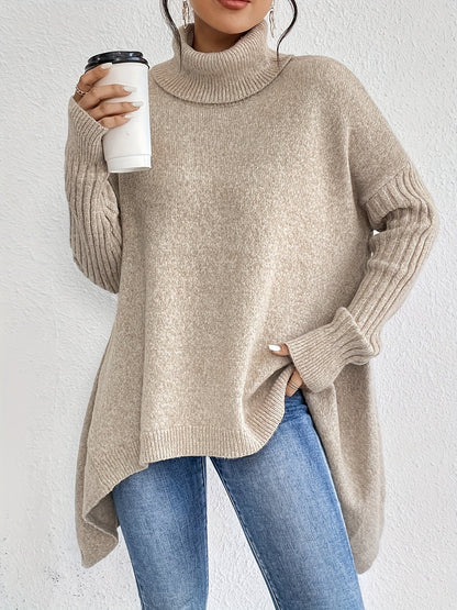Lili – Elegáns magas nyakú pulóver
