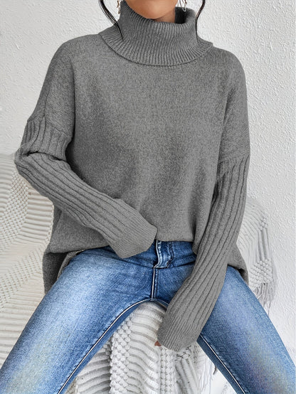 Lili – Elegáns magas nyakú pulóver