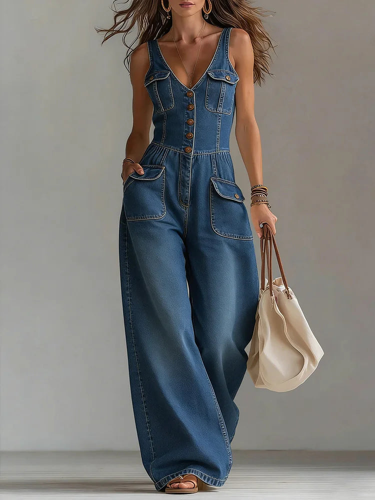 Lara – Klasszikus farmer ruha