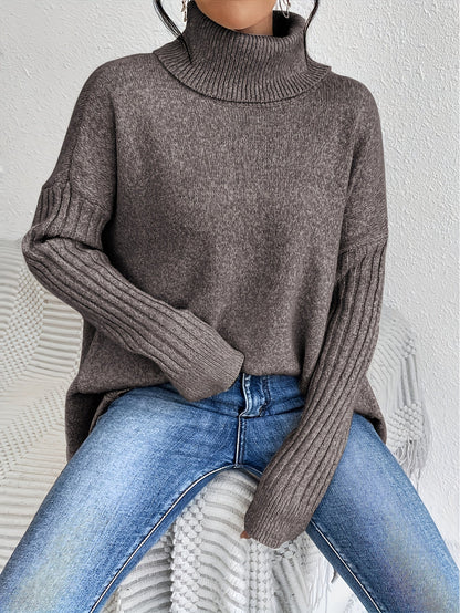 Lili – Elegáns magas nyakú pulóver