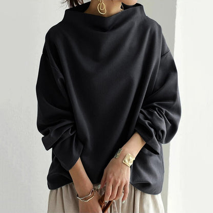 Lara – Laza magas nyakú felső