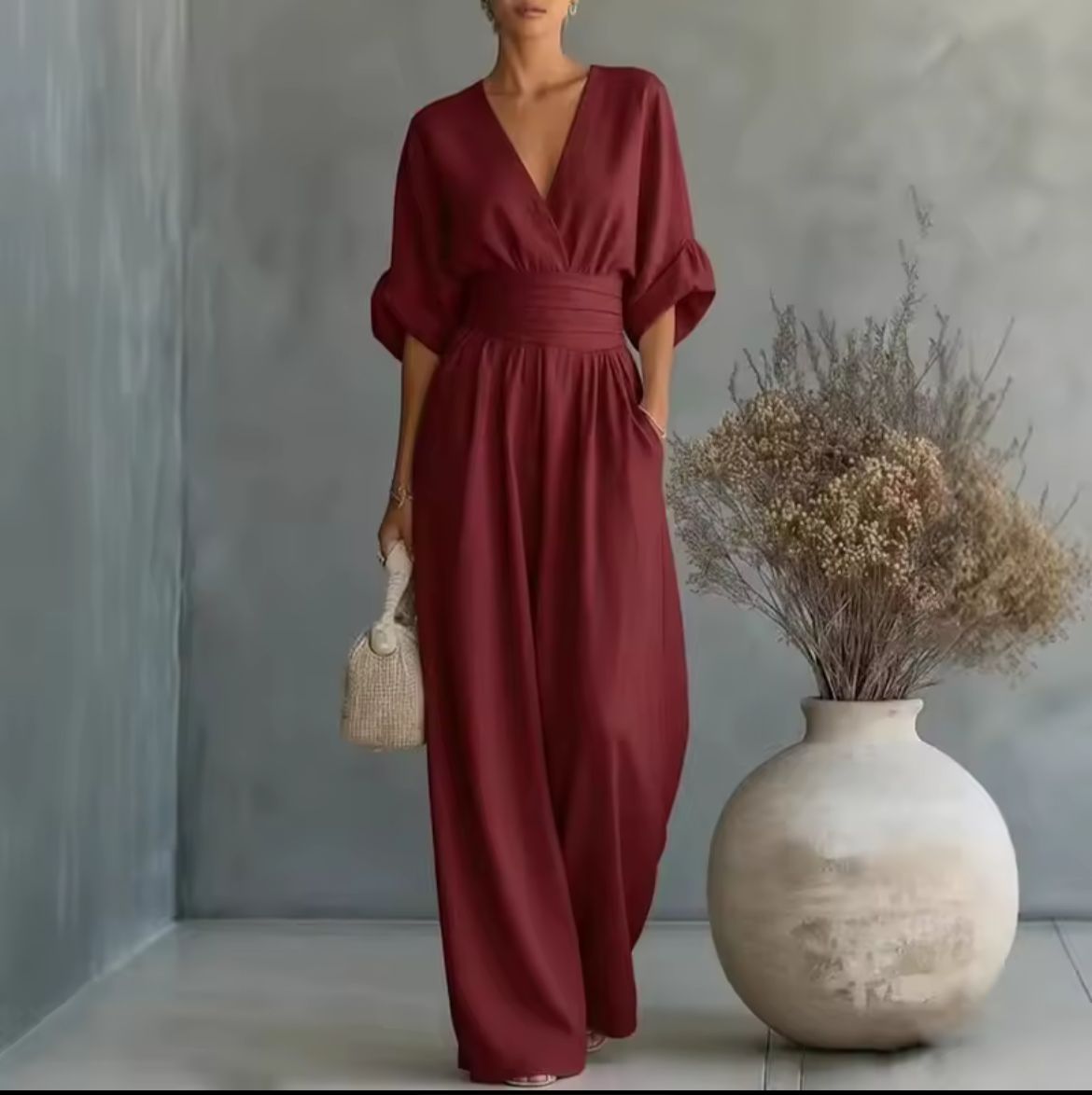 Kamilla – Elegáns kimono ujjú overál