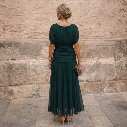 Flóra – Váll nélküli maxi ruha