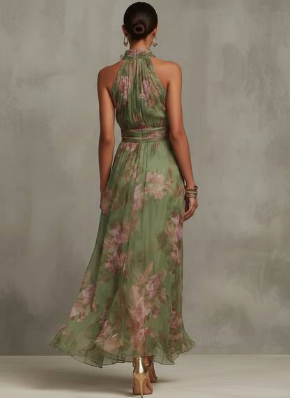 Kamilla – Elegáns virágmintás maxi ruha