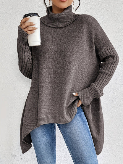 Lili – Elegáns magas nyakú pulóver