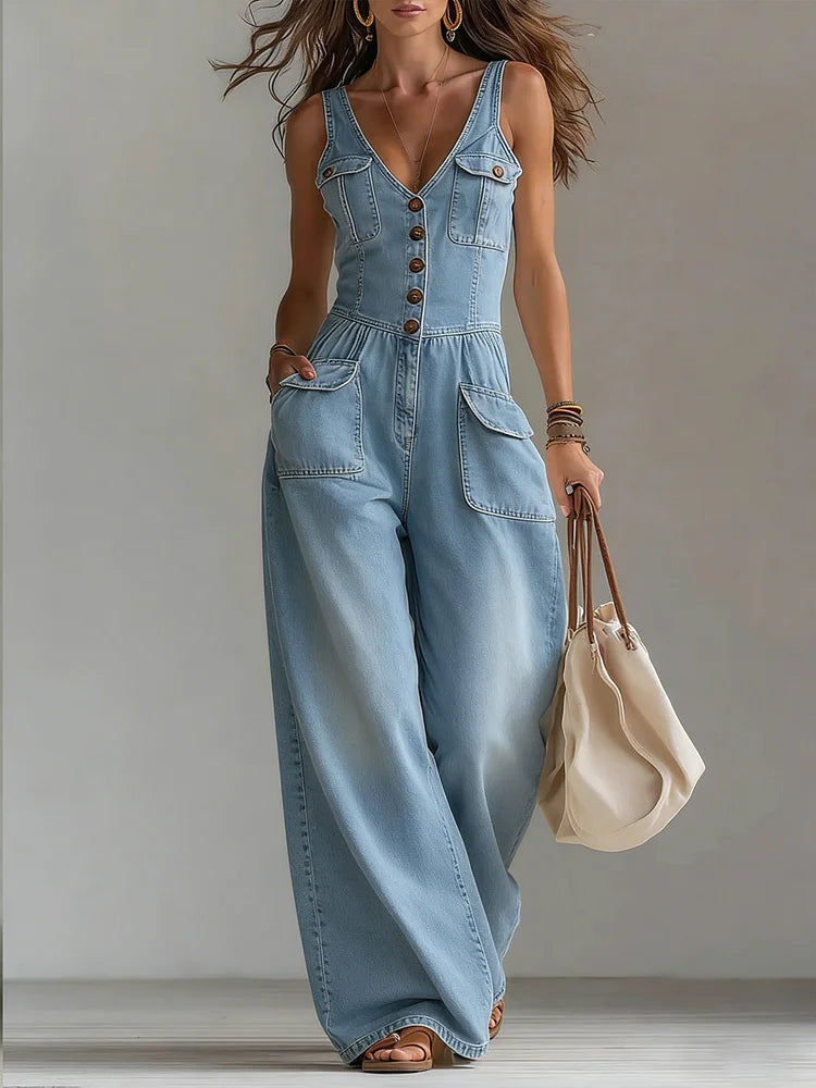 Lara – Klasszikus farmer ruha