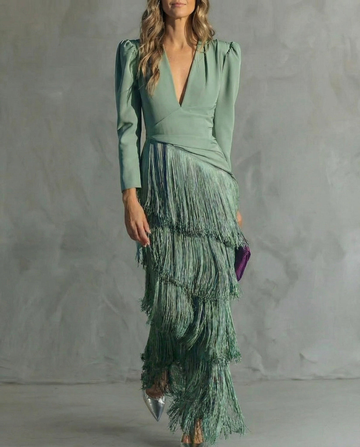 Zita – Elegáns bojtos ujjú ruha