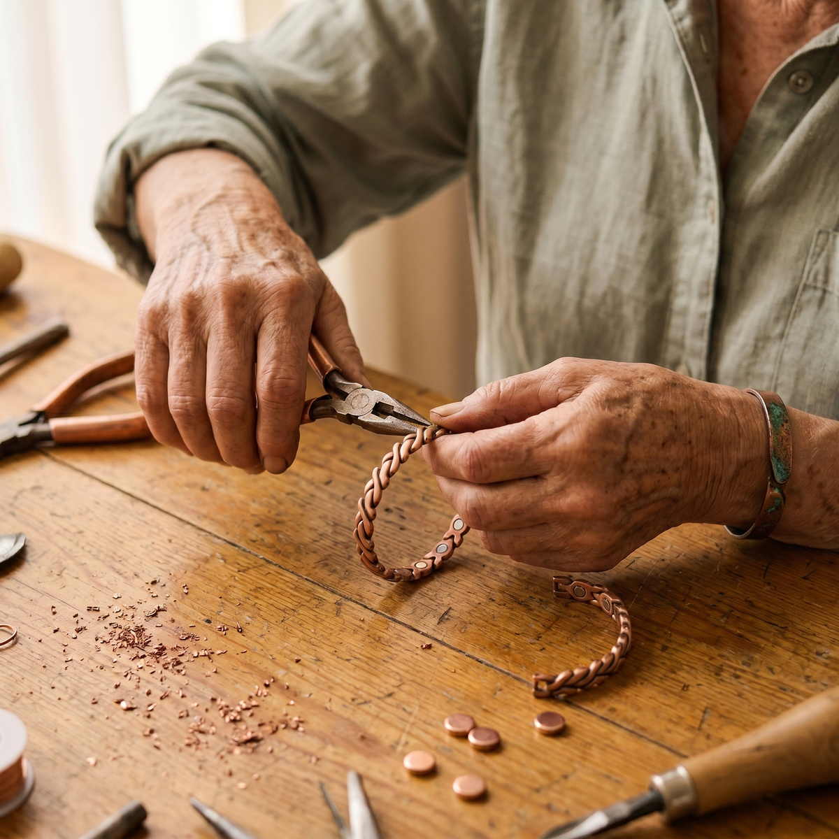 Bernadett réz bokalánc