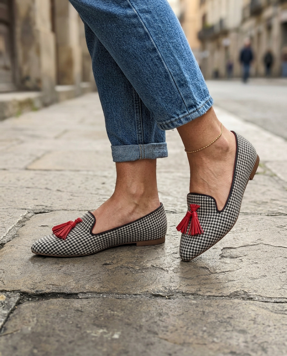 Lara – Fűzés nélküli hegyesorrú balerina