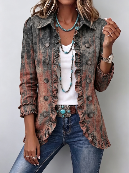 Benita – Texturált, Degrádé Fodros Dzseki